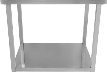 Profesionāls darba galds nerūsējošais tērauds ar apakšplauktu 1200x800x900mm | Adexa DWT80120