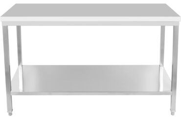 Profesionāls darba galds Nerūsējošā tērauda Apakšplaukts 1600x800x900mm | Adexa DWT80160