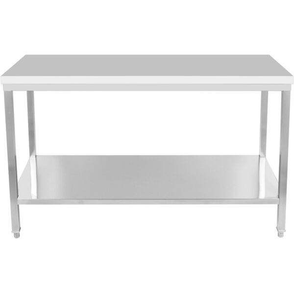 Profesionāls darba galds Nerūsējošā tērauda Apakšplaukts 1600x800x900mm | Adexa DWT80160