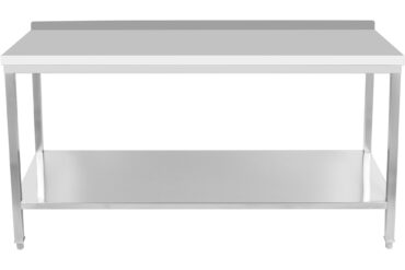 Profesionāls darba galds Nerūsējošais tērauds Apakšplaukts Aizsargs 1800x800x900mm | Adexa DWT80180B