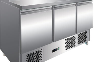 Atdzesēts sagatavošanas galds 3 durvis sviestmaižu augšdaļa 8xGN1/6 | Adexa P33