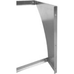 Sienas plaukts ar trauku turētāju 12 āķiem Nerūsējošs tērauds 900x300x300mm | Adexa VMR0930 - Image 2