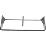 Sienas plaukts ar katlu turētāju un 12 āķiem no nerūsējošā tērauda 1500x300x300mm | Adexa VMR1530 - Image 4