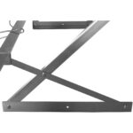 Sienas plaukts ar katlu turētāju 12 āķiem Nerūsējošais tērauds 1200x300x300mm | Adexa VMR1230U - Image 3