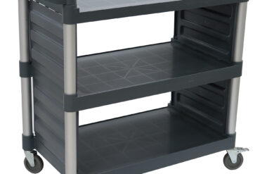 Profesionāls liels daudzfunkcionāls ratiņš ar aizvērtām malām 3 līmeņu 1010x500x980mm | Adexa HZMCC5013
