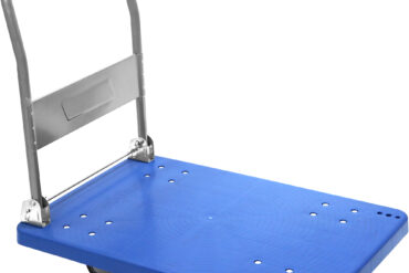 Liela salokāma platformas ratiņi zila 900x585x840mm | Adexa HZMTC400