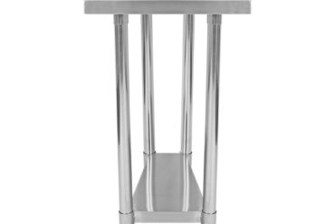 2 līmeņu nerūsējošā tērauda darba galds ar aizsargmalu 300x700x900mm | Adexa WT7030