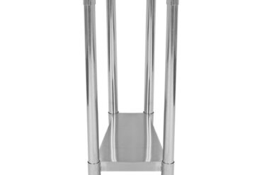 2 līmeņu nerūsējošā tērauda darba galds ar regulējamu apakšējo plauktu 300x700x900mm | Adexa WT7030WO