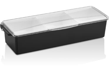 Dekoratīvā paplāte / Garšvielu dozētājs ar vāku 3 nodalījumi | Adexa CHA004