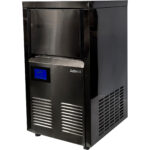 Komerciāla ledus kubiņu mašīna Caurspīdīgs ledus Atsevišķi kubiņi 30kg/24h Melna Digitālie vadības elementi | Adexa GI30BD