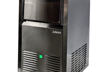 Tirdzniecības ledus kubiņu mašīna Caurspīdīgs ledus Individuāli kubiņi 30kg/24h Melns Manuāla vadības pults | Adexa GI30BM