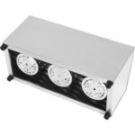 Komerciāla galda piederumu groza turētājs ar 3 caurumiem Nerūsējošais tērauds | Adexa KFA03B - Image 2