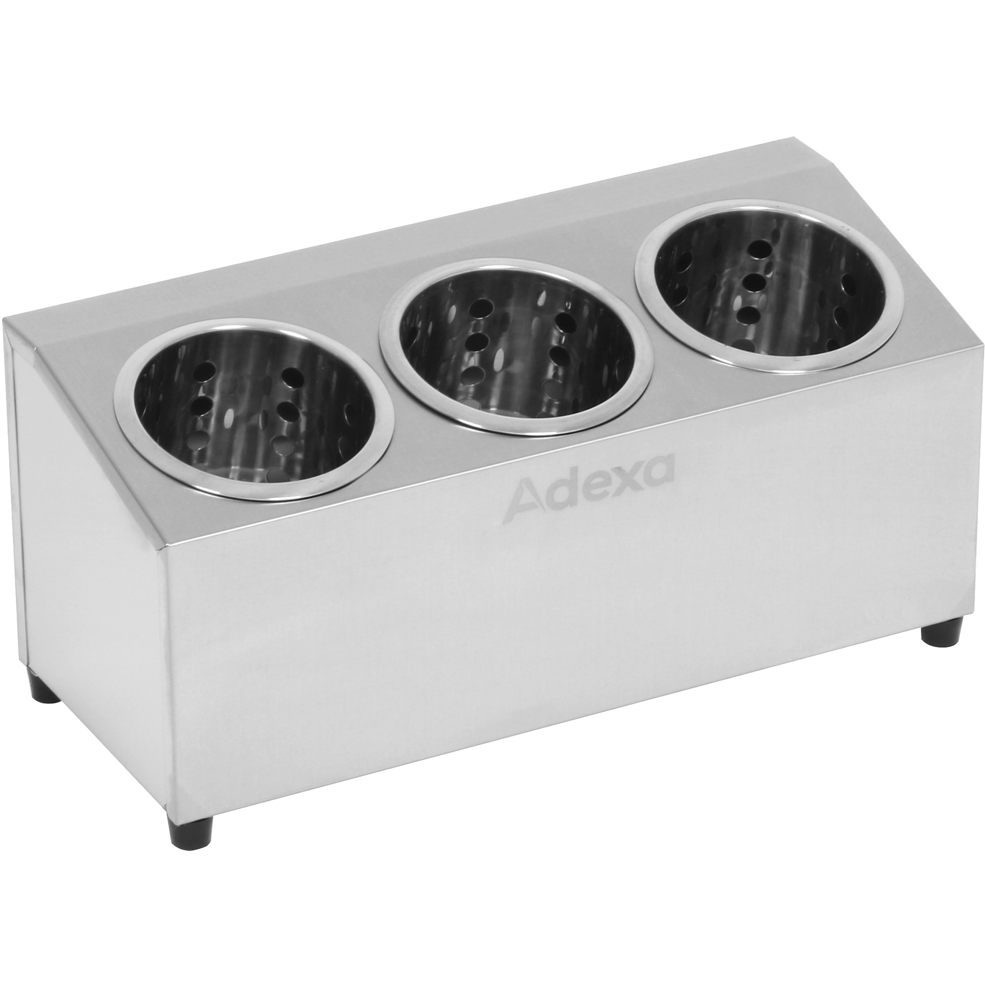 Komerciāla galda piederumu groza turētājs ar 3 caurumiem Nerūsējošais tērauds | Adexa KFA03B Komerciāla galda piederumu groza turētājs ar 3 caurumiem Nerūsējošais tērauds | Adexa KFA03B - Image 1