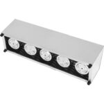 Komercijas galda piederumu grozu turētājs ar 5 caurumiem no nerūsējošā tērauda | Adexa KFA05B - Image 3