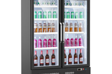 Display pudeļu dzesētājs stāvus divviru durvis 745 litri Apgaismots augšējais panelis | Adexa SC760FA