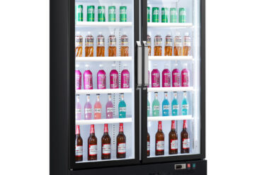 Bīdāmais pudeles ledusskapis, vertikāls, ar divām durvīm, 756 litri, bez augšējā paneļa | Adexa SC760FB