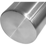 Profesionāla atkritumu tvertne Nerūsējošais tērauds ar vāku 95 litri | Adexa SDB95 - Image 2