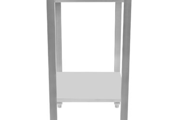 Profesionālais darba galds Nerūsējošais tērauds Apakšplaukts 400x700x900mm | Adexa SWT7040