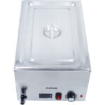 Komerciāls Bain Marijs ar 1xGN1/1 trauku un vāku Digitālā vadība Notekkrāns | Adexa WH7066CT - Image 3