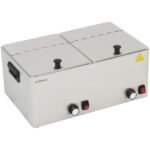 Komercionālie dubultie hotdogu sildītāji 2x8 litri 2.4kW | Adexa XDESW8D - Image 5