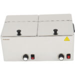 Komercionālie dubultie hotdogu sildītāji 2x8 litri 2.4kW | Adexa XDESW8D - Image 2