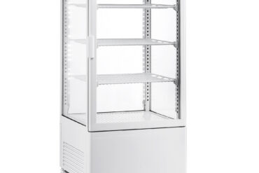 Letes vitrīnas ledusskapis 78 litri 3 plaukti Balts 1 plakana durvis | Adexa CL78W