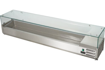 Atdzesēta servera sagatavošanas virsma 2200mm 12xGN1/3 Dziļums 380mm | Adexa VRX2500380