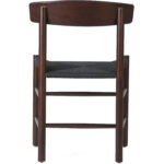 Tumšā valrieksta krāsas Dižskābardis Krēsls ar Melnām pītām virvēm sēdeklī | | Adexa GS60575DWB - Image 2