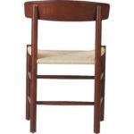 Bērzā krēsls Valriekstu krāsas ar Vieglu pītu virvi sēdekli | | Adexa GS60575LWBE - Image 3