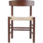 Bērzā krēsls Valriekstu krāsas ar Vieglu pītu virvi sēdekli | | Adexa GS60575LWBE - Image 4