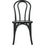 Ēdamistabas krēsls no melnas kaučukkoka | | Adexa GS90003B - Image 2