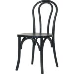 Ēdamistabas krēsls no melnas kaučukkoka | | Adexa GS90003B