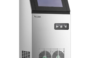 Komerciāla ledus kubiņu mašīna Lietojamā vieta zem letes 50kg/24h Nerūsējošais tērauds Digitālās vadības ierīces | Adexa CIM50