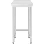 Komerciālais darba galds Nerūsējošais tērauds Bez apakšējā plaukta 300x600x965mm | Adexa DW3060WO