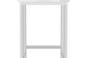 Komerciāls darba galds Nerūsējošais tērauds Bez apakšējās plauktas Uznuromis 450x600x965mm | Adexa DW4560