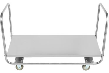 Komerciālais divroktura platformas ratiņi nerūsējošais tērauds 1300x500x750mm | Adexa WHDT13050