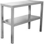 Komerciālā virtuves platforma 2 līmeņi Nerūsējošais tērauds 600x335x700mm | Adexa WHES603470