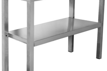 Komerciālā virtuves platforma 2 līmeņi Nerūsējošais tērauds 600x335x700mm | Adexa WHES603470