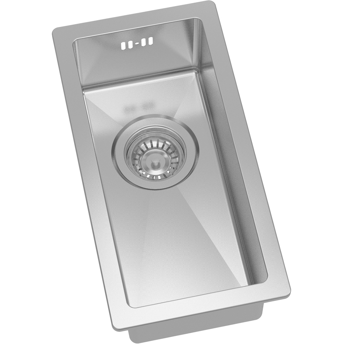 Premium Single Basin Izlietne 230x450x150mm Virsapmetums Nerūsējošais tērauds | Adexa SB101840 Premium Single Basin Izlietne 230x450x150mm Virsapmetums Nerūsējošais tērauds | Adexa SB101840 - Image 1