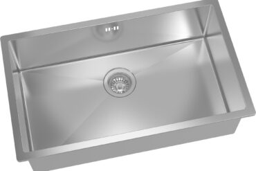 Augstākās kvalitātes vienvietīgā izlietne 750x450x220mm Uzstādāma no augšas Nerūsējošais tērauds | Adexa SB754522