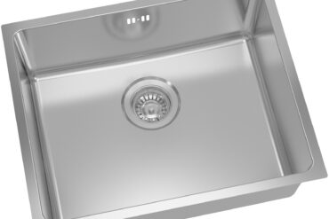 Premium vienas nodalījuma izlietne 540x440x185mm Virsapmetuma Nerūsējošais tērauds | Adexa SBIK