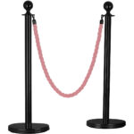 Virve balsts ar lodveida augšpusi 320x1000mm Melns | Adexa BBP02A - Image 2