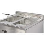 Komerciālais gāzes fritētājs uz skapīša 2x20 litri 30.0kW | Adexa Hotmax 900 GF922 - Image 2
