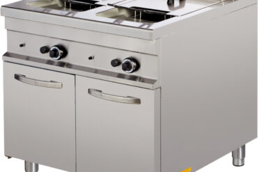 Komerciālais gāzes fritētājs uz skapīša 2x20 litri 30.0kW | Adexa Hotmax 900 GF922
