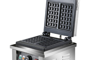 Komerciālā vafeļu panna 1.6 kW 2 beļģu vafeles galda virsmai | Adexa HWB3