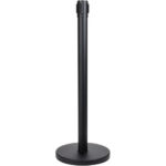 Melns barjeras stabs ar melnu atvilkšanas jostu 5m | Adexa SBP501BK - Image 3