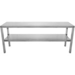 Komercvirtuves konveijers 2 līmeņi Nerūsējošais tērauds 1800x335x700mm | Adexa WHES1803470 - Image 3