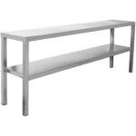 Komercvirtuves konveijers 2 līmeņi Nerūsējošais tērauds 1800x335x700mm | Adexa WHES1803470