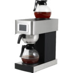 Komerciālā filtra kafijas automāts 1,8 litri 2 stikla krūzes Manuāla un automātiska uzpilde | Adexa CB02A1