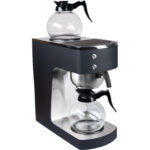 Komerciāla filtru kafijas automāts Manuāla pildīšana 2 stikla kannas 2 sildvirsmas | Adexa RB386PBD2